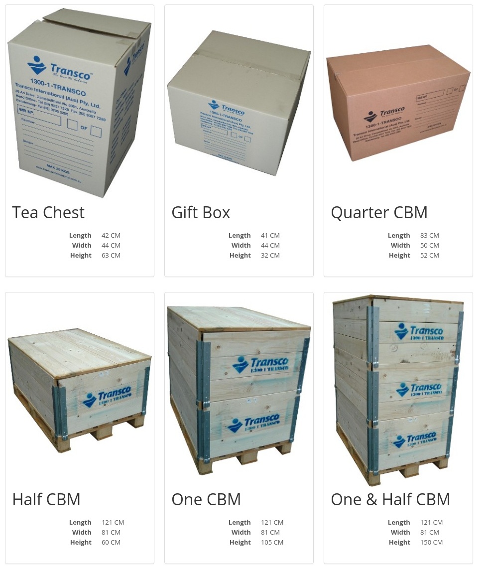 Transco Cargo Australia - Transco Cargo Boxes Crates Packing Boxes for Moving Overseas