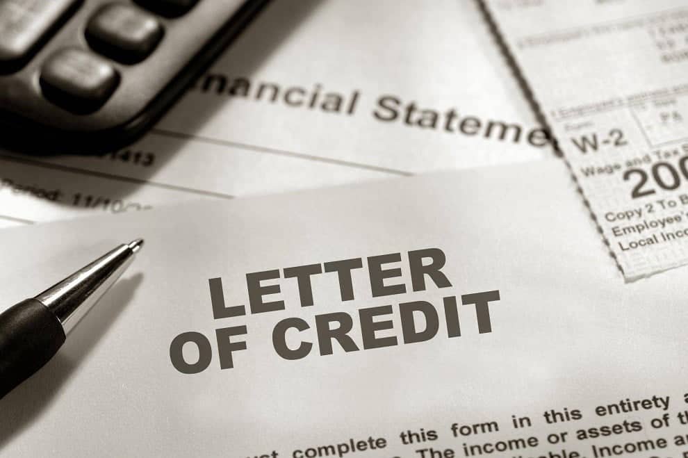 Payment Terms for shipping and Letter of Credit